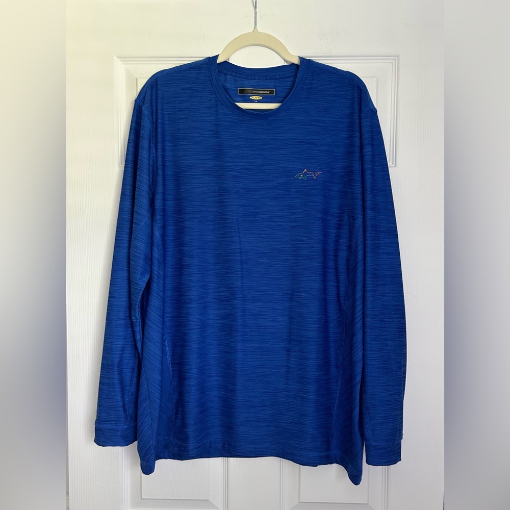 Greg Norman Collection Royal Blue Long Sleeve Tee